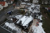 Ein Überblick: So sieht das zerstörte Haus von oben aus. 