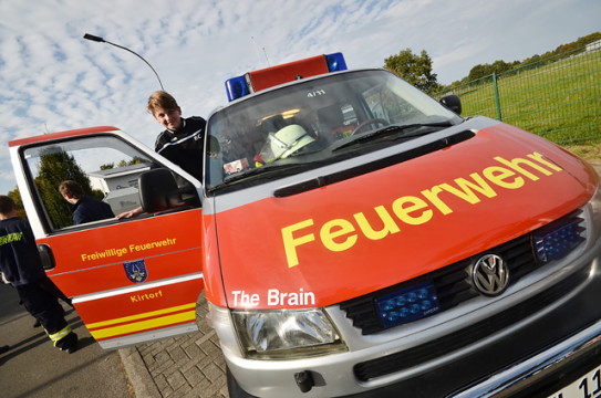 Gab es auch beim DRK-fest zu sehen: Wagen der Kirtorfer Feuerwehr. 