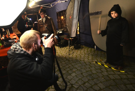 Fotografiert einen kleinen Tod: der Fotograf Sven Riebeling. 