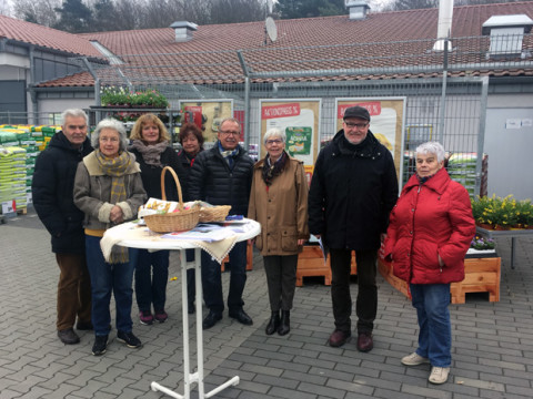 Eckhard Hisserich beim Straßenwahlkampf - Foto: Hisserich