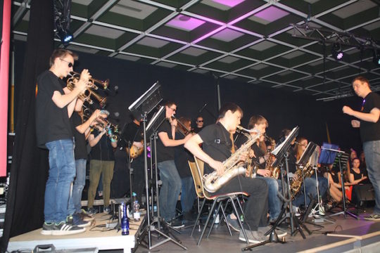 Cool, cooler, Big Band: die Truppe von Martin Wilhelm in Aktion.