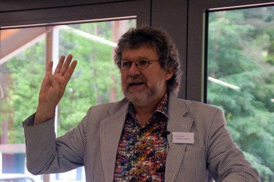 Über Fluchtursachen und ihre Auswirkungen sprach Christian Hendrichs vom Hessischen Flüchtlingsrat.