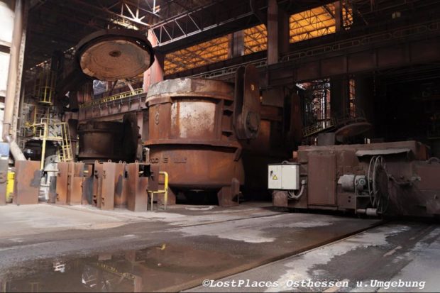 Dieser Ort hat Patrick bislang am meisten fasziniert: eine noch gut erhaltene Stahlfabrik. 