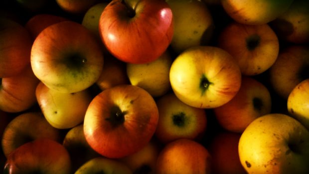 Tipp! Wer möchte kann die Äpfel bevor sie auf den Teig kommen im Ofen ein wenig warm machen oder in der Pfanne andünsten. Das macht das Obst weicher und gibt zusätzlichen Geschmack. Foto: fg.