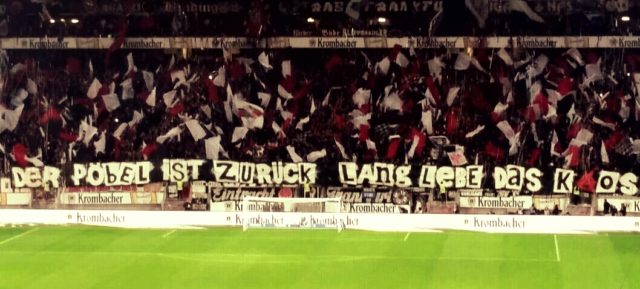 "Der Pöbel ist zurück - Lang lebe das Chaos" - Einsicht ist der erste Weg zur Besserung. Foto: fg.