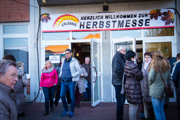 Ein permanentes Kommen und Gehen. Vor allem Sonntag war der Andrang auf der Herbstmesse besonders groß. Alle Foto: Anja Kierblewski