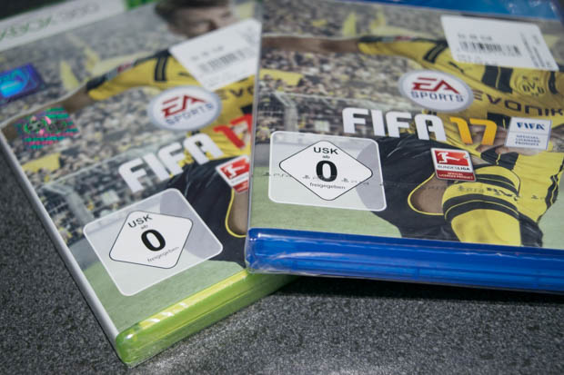 Nicht nur für kleine Kinder, sondern auch für große Kinder: Fifa 17. 