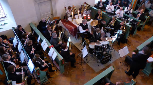 Immer wieder ein Hochgenuss: die Adventsmusik des Blasorchesters Altenburg in der Schlosskirche. Foto: privat