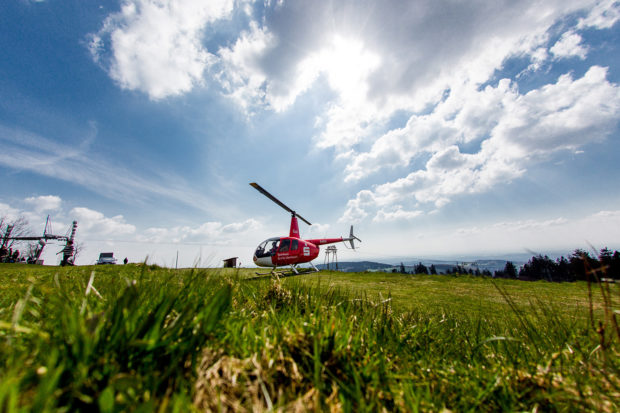 Gibt es auch dieses Jahr wieder bei gutes Wetter: Rundflüge mit dem Hubschrauber. Alle Fotos: Steffen Löffler, Fulda