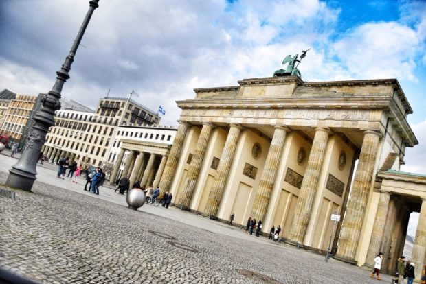 Blick auf das Brandenburger Tor. 