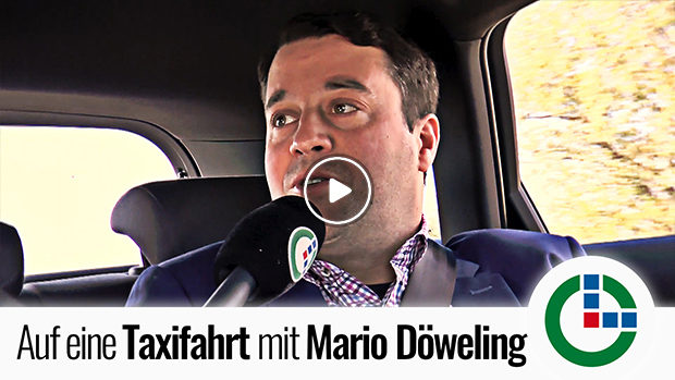 Willkommen zur Taxifahrt mit OL, Mario Döweling!