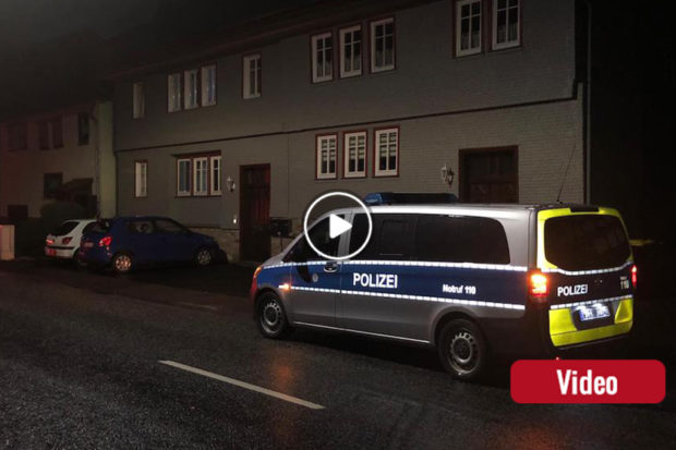 Großer Polizeieinsatz in Kirtorf wegen Feier in rechter Szene