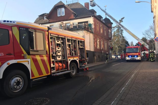 Kaminbrand in der Alsfelder Alicestraße