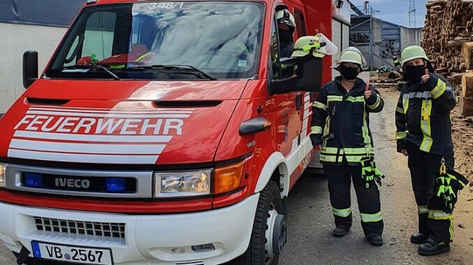 Zwei Einsatze Bei Pfeifer Holz Fur Die Lauterbacher Brandschutzer Oberhessen Live