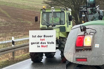 Bauernproteste 2023 / 2024 Bauern Demo Landwirt' Sticker